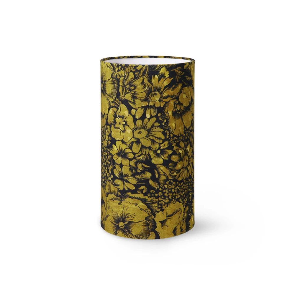 HKliving Printed Cylinder Lampenkap - Floral 3 HKliving Printed Cylinder Lampenkap - Floral