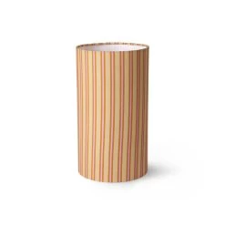 HKliving Printed Cylinder Lampenkap - Gestreept