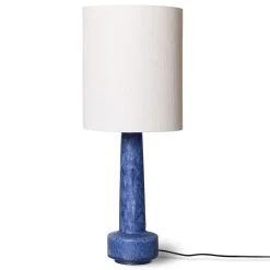 HKliving Retro Aardewerk Lampenvoet Blauw - VOL5104 -Klassieke Verlichtingswinkel hkliving retro aardewerk lampenvoet blauw vol5104 2