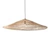 HKliving Rieten Hanglamp Triangle Xl - Naturel -Klassieke Verlichtingswinkel hkliving rieten hanglamp triangle xl naturel