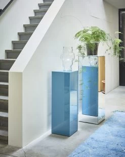 HKliving Spiegel Pilaar Medium - Blauw -Klassieke Verlichtingswinkel hkliving spiegel pilaar medium blauw 3