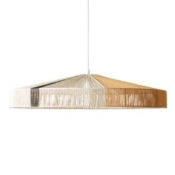HKliving Touw Hanglamp - Zwarte Strook