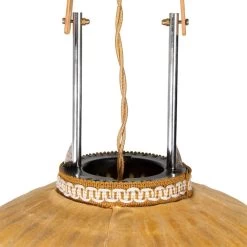 HKliving Traditionele Lantaarn Lamp Met Landschap Painting - Large -Klassieke Verlichtingswinkel hkliving traditionele lantaarn lamp met landschap 2