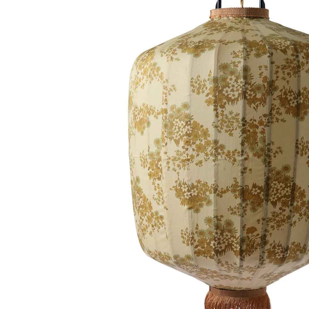 HKliving Traditionele Lantaarn Lamp Met Vintage Print 5 HKliving Traditionele Lantaarn Lamp Met Vintage Print - Afbeelding 3