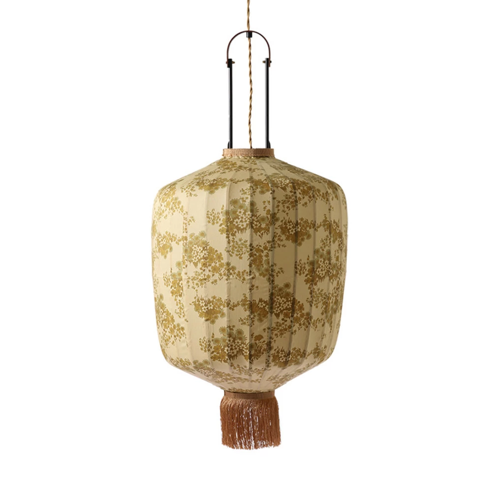 HKliving Traditionele Lantaarn Lamp Met Vintage Print 3 HKliving Traditionele Lantaarn Lamp Met Vintage Print