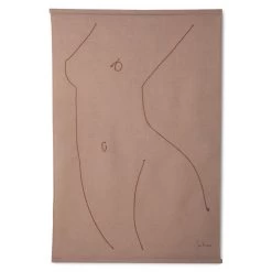 HKliving Wandkaart Woman Silhoutte Van Sella Molenaar