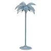 HKliving Wicker Palm Vloerlamp - Grijs/blauw -Klassieke Verlichtingswinkel hkliving wicker palm vloerlamp grijs blauw