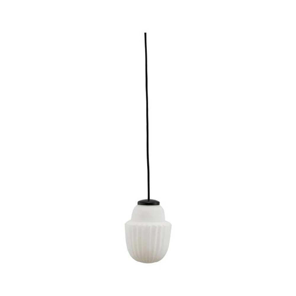 House Doctor Acorn Hanglamp Wit Glas Ø13,5cm 3 House Doctor Acorn Hanglamp Wit Glas Ø13,5cm
