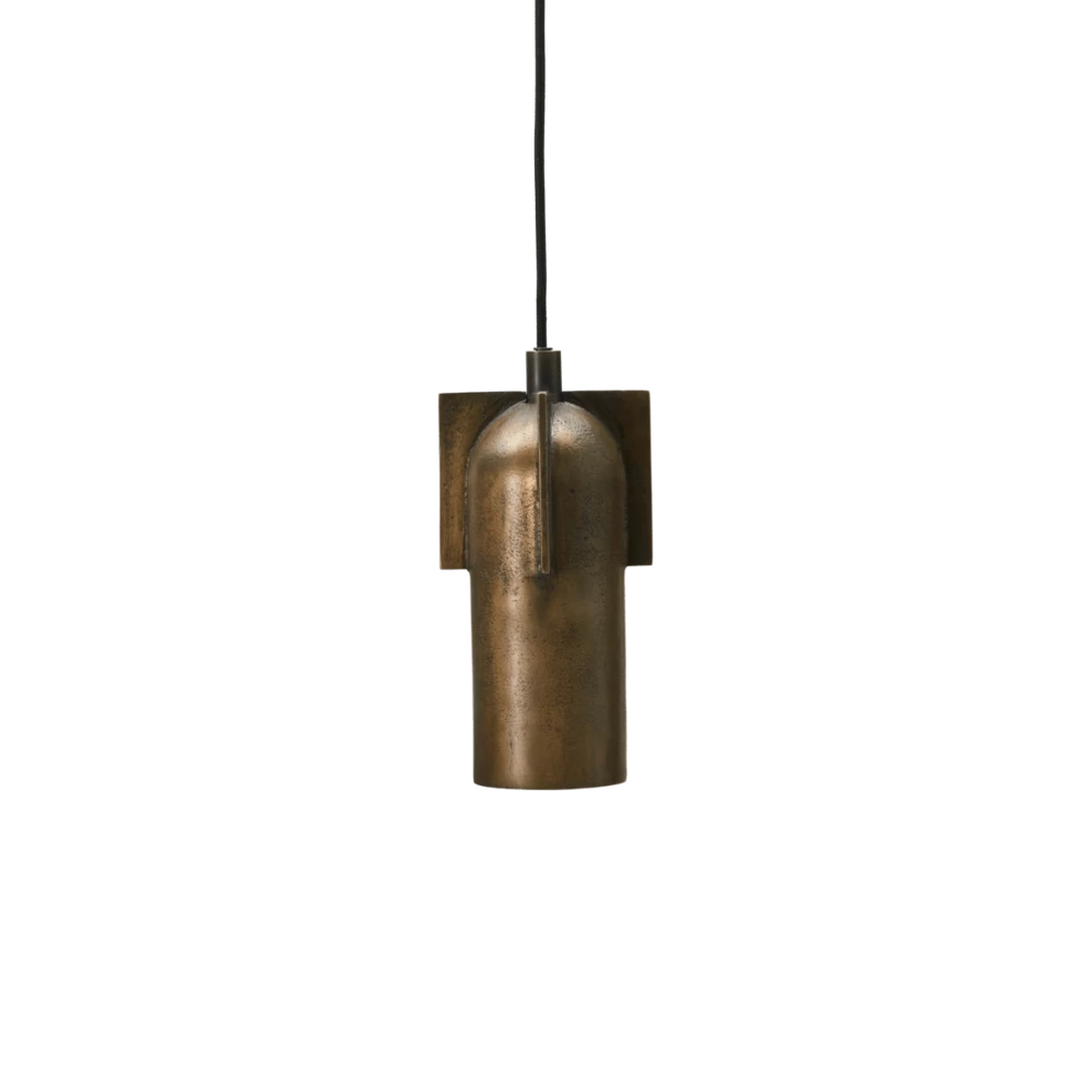 House Doctor Akola Hanglamp LED - Antiek Messing H23cm 3 House Doctor Akola Hanglamp LED - Antiek Messing H23cm