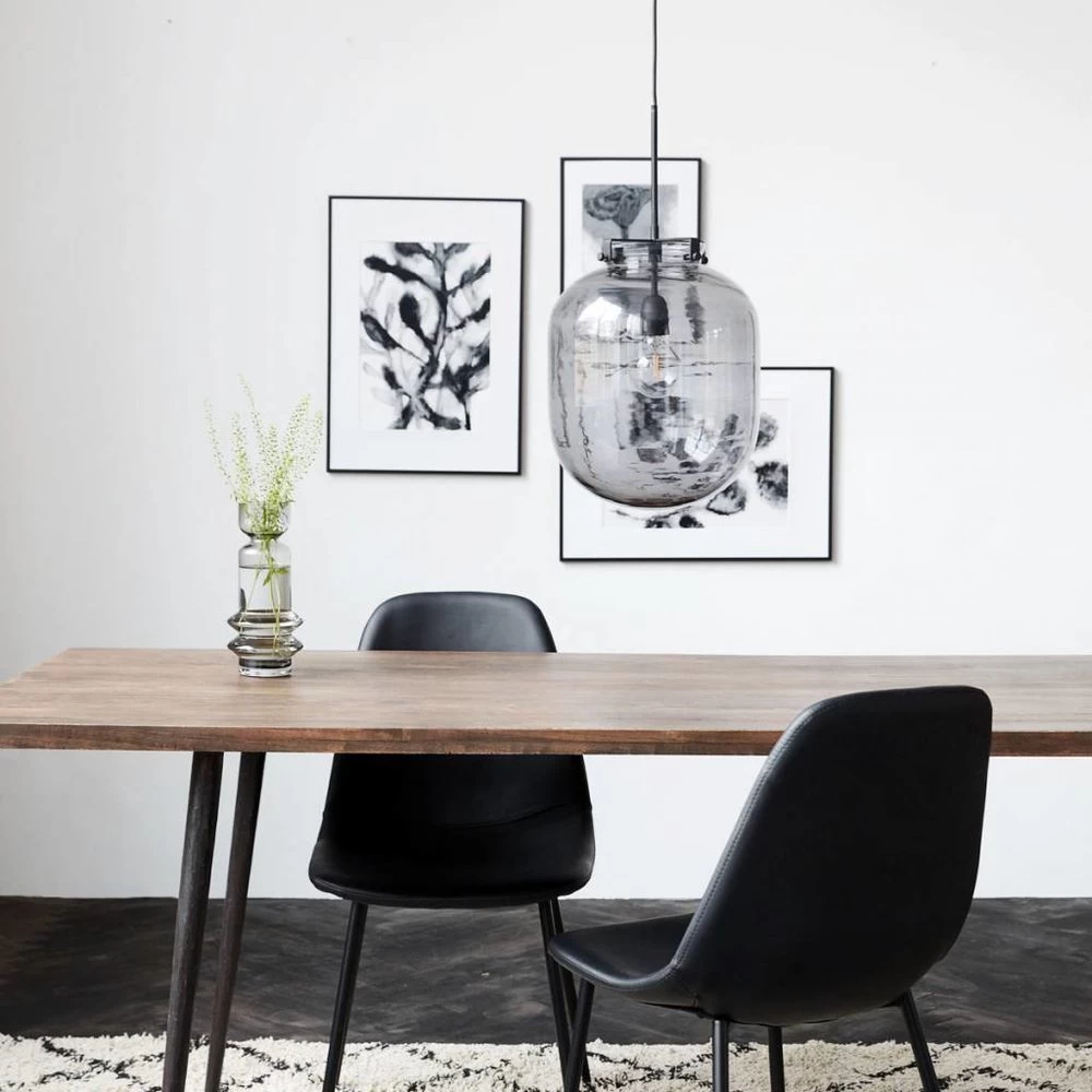 House Doctor Ball Hanglamp Grijs Glas 5 House Doctor Ball Hanglamp Grijs Glas - Afbeelding 3