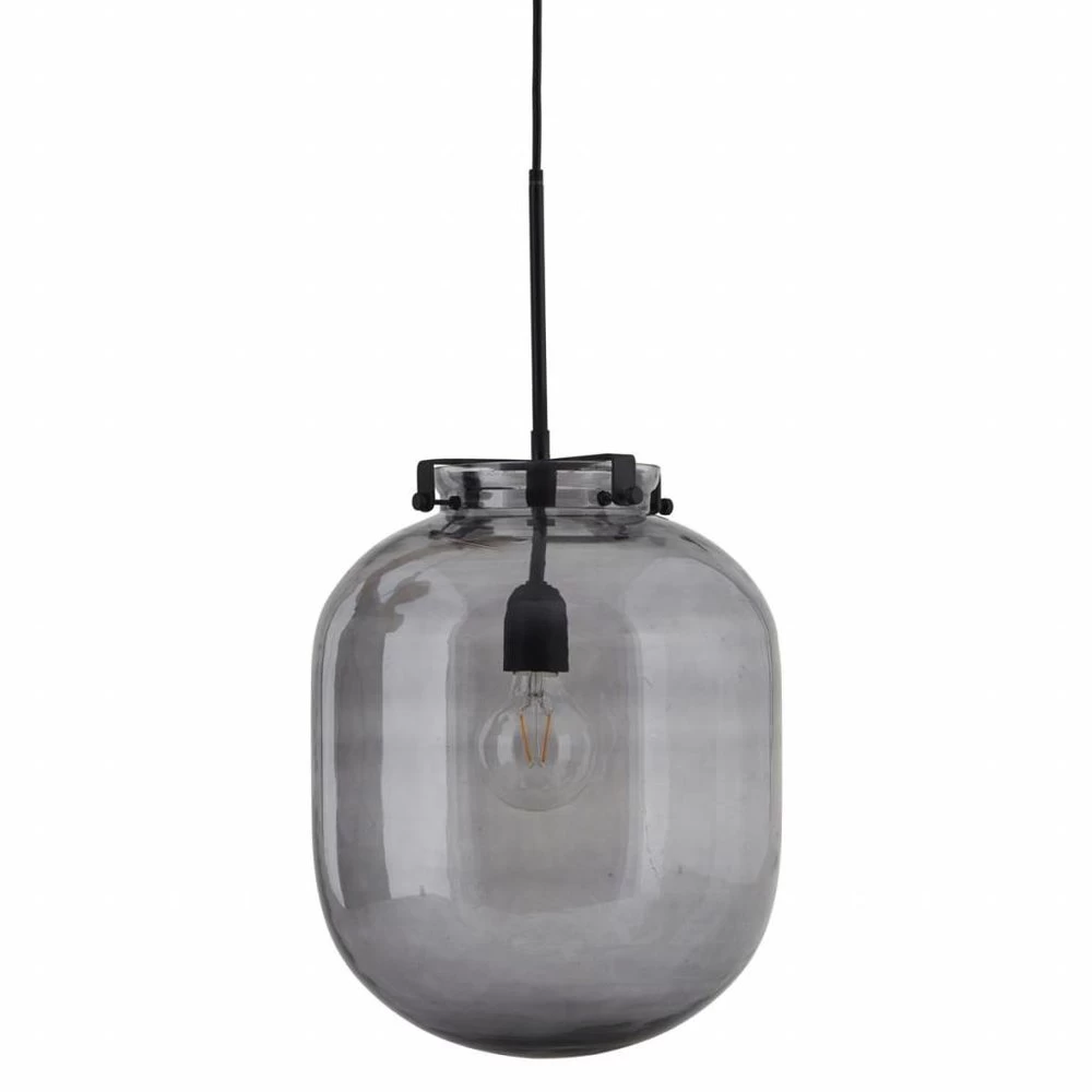 House Doctor Ball Hanglamp Grijs Glas 3 House Doctor Ball Hanglamp Grijs Glas