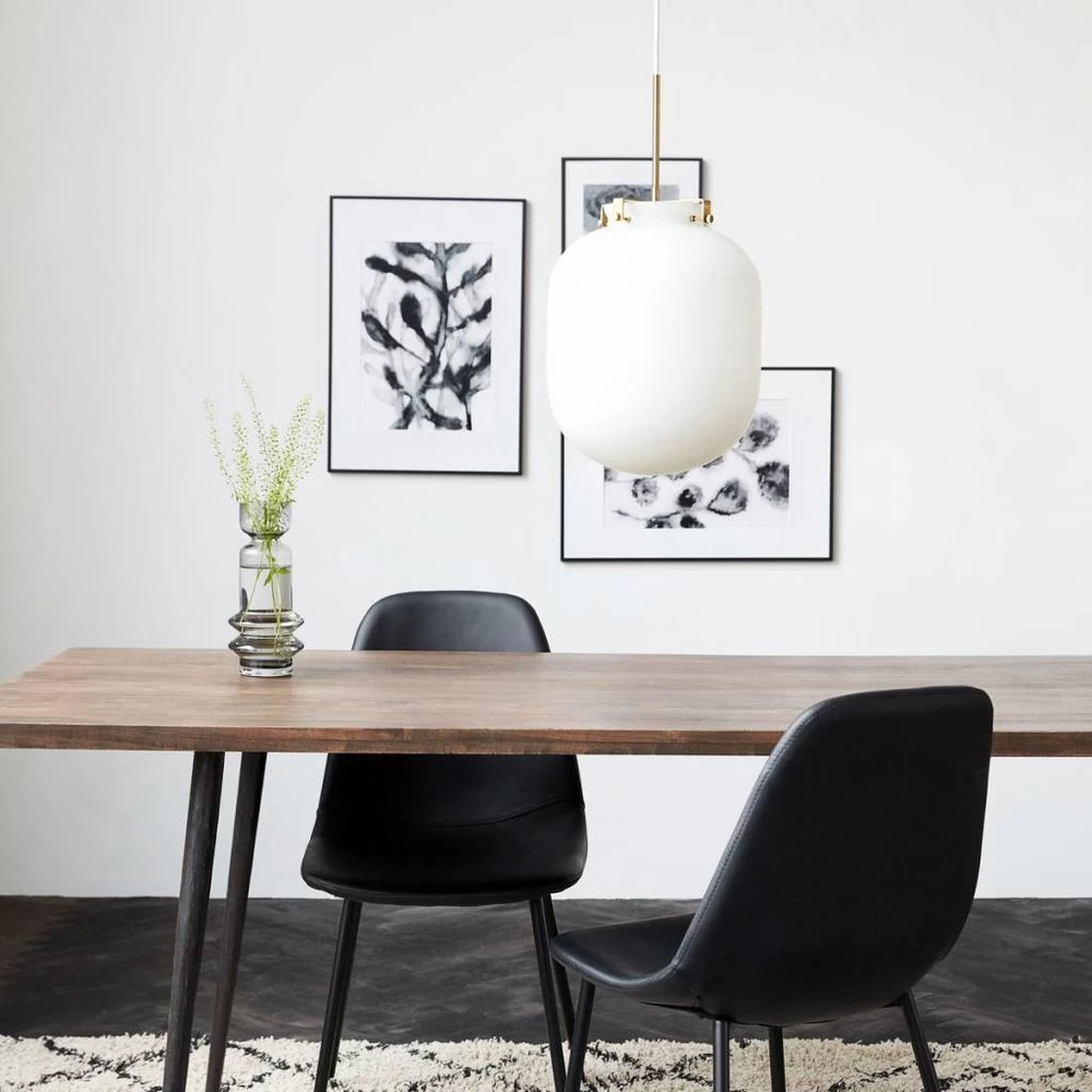 House Doctor Ball Hanglamp Wit Glas 5 House Doctor Ball Hanglamp Wit Glas - Afbeelding 3