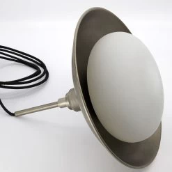 House Doctor Boston Hanglamp - Gunmetal Ø32cm -Klassieke Verlichtingswinkel house doctor boston hanglamp gunmetal 32cm 1