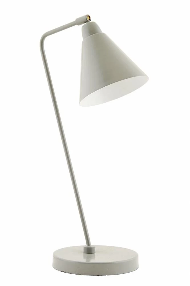 House Doctor Game Tafellamp Grijs Metaal Wit 3 House Doctor Game Tafellamp Grijs Metaal Wit