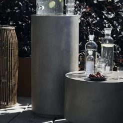 House Doctor Out Pilaar Diamter 36cm - Grijs -Klassieke Verlichtingswinkel house doctor out pilaar diamter 36cm grijs 1