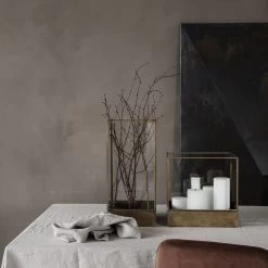 House Doctor Plant Display Box - Antiek Messing -Klassieke Verlichtingswinkel house doctor plant display box antiek messing 3