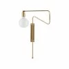 House Doctor Swing Wandlamp Messing Ijzer -Klassieke Verlichtingswinkel house doctor swing wandlamp messing ijzer