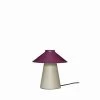 Hubsch Chipper Tafellamp Zand/burgundy - 961615 -Klassieke Verlichtingswinkel hubsch chipper tafellamp zand burgundy 961615