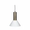 Hubsch Contrast Hanglamp Geborsteld Messing - 961611 -Klassieke Verlichtingswinkel hubsch contrast hanglamp geborsteld messing 961611