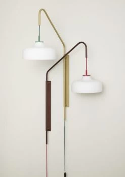 Hubsch Current Wandlamp Khaki/groen - 961616 -Klassieke Verlichtingswinkel hubsch current wandlamp khaki groen 961616 1