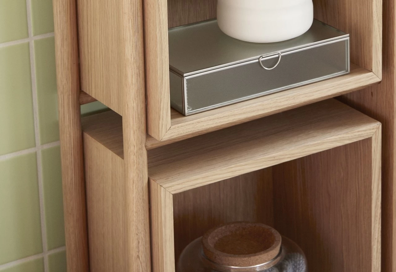 Hubsch Glazen Box Mat Zilver - Set Van 3 Stuks 5 Hubsch Glazen Box Mat Zilver - Set Van 3 Stuks - Afbeelding 3