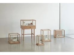 Hubsch Glazen Display Eikenhout -Klassieke Verlichtingswinkel hubsch glazen display eikenhout 2