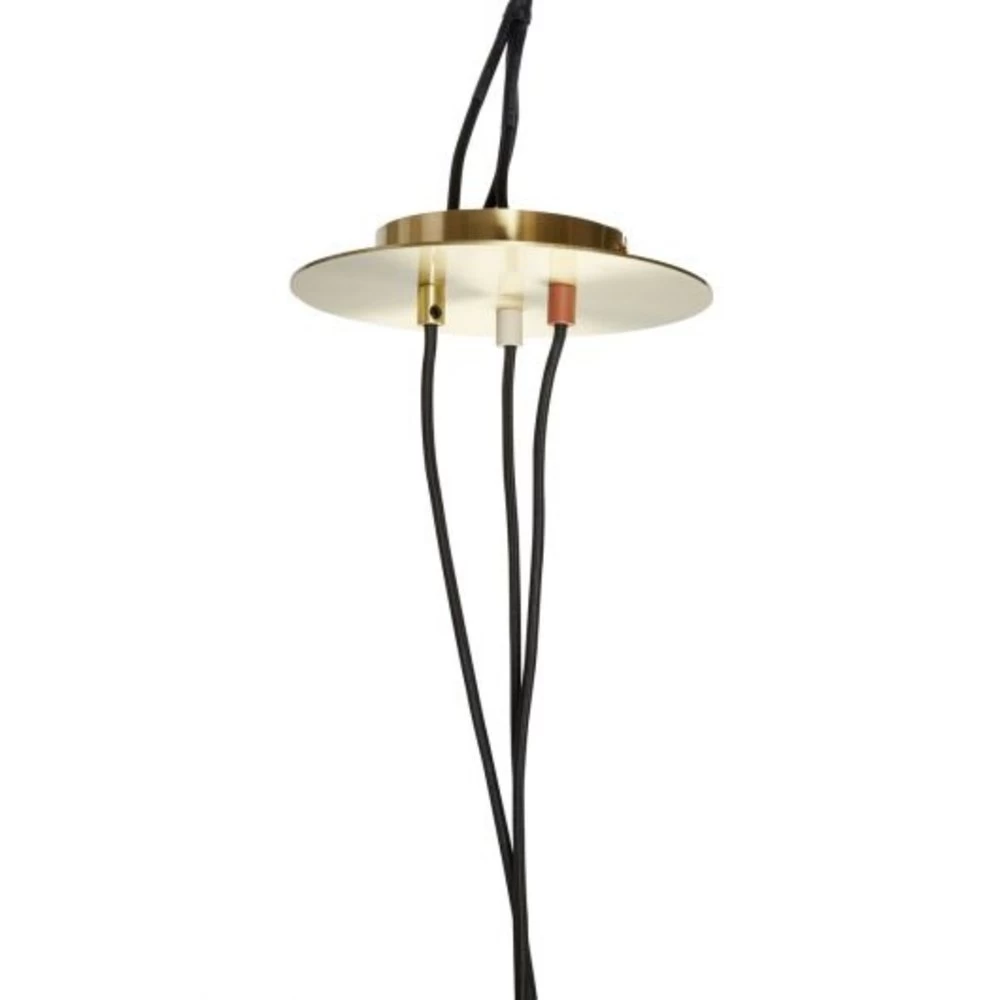 Hubsch Hanglamp Metaal - Bruin/beige/messing 5 Hubsch Hanglamp Metaal - Bruin/beige/messing - Afbeelding 3