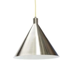 Hubsch Hanglamp Metaal - Nickel/geel 8 Hubsch Hanglamp Metaal - Nickel/geel -Klassieke Verlichtingswinkel hubsch hanglamp metaal nickel geel 1