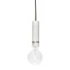 Hubsch Hanglamp Wit Marmer Met Messing Detail -Klassieke Verlichtingswinkel hubsch hanglamp wit marmer met messing detail