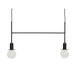 Hubsch Hanglamp Zwart Metaal Met Twee Lichtbronnen 5 Hubsch Hanglamp Zwart Metaal Met Twee Lichtbronnen -Klassieke Verlichtingswinkel hubsch hanglamp zwart metaal met twee lichtbronnen 1