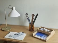 Hubsch Spot Tafellamp Kaki - 961507 -Klassieke Verlichtingswinkel hubsch spot tafellamp kaki 961507 5