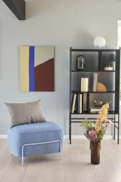 Hubsch Tafellamp Glas - Opal/blauw -Klassieke Verlichtingswinkel hubsch tafellamp glas opal blauw 3