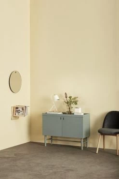 Hubsch Tafellamp Wit Metaal Met Messing Detail -Klassieke Verlichtingswinkel hubsch tafellamp wit metaal met messing detail 1