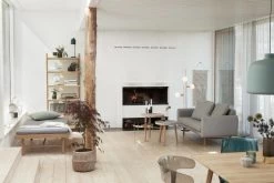 Hubsch Vloerlamp Messing Met Lichtbron 78x28xh150cm -Klassieke Verlichtingswinkel hubsch vloerlamp messing met lichtbron 78x28xh150c 2