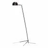 Hubsch Vloerlamp Zwart 62x80xh150cm -Klassieke Verlichtingswinkel hubsch vloerlamp zwart 62x80xh150cm
