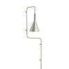 Hubsch Wandlamp - Geborsteld Nikkel 2 Hubsch Wandlamp - Geborsteld Nikkel -Klassieke Verlichtingswinkel hubsch wandlamp geborsteld nikkel