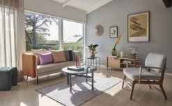 Hubsch Wandlamp Textiel Metaal - Zand/messing -Klassieke Verlichtingswinkel hubsch wandlamp textiel metaal zand messing 4