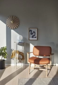 Hubsch Wandlamp Textiel Metaal - Zand/messing -Klassieke Verlichtingswinkel hubsch wandlamp textiel metaal zand messing 5