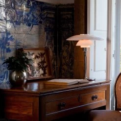 Louis Poulsen PH 4½-3½ Glas Tafellamp Chroom - 5744161501 -Klassieke Verlichtingswinkel louis poulsen ph 4 3 glas tafellamp chroom 5744161 2