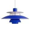 Louis Poulsen PH 5 Hanglamp Monochrome Blue - 5741104558 -Klassieke Verlichtingswinkel louis poulsen ph 5 hanglamp monochrome blue 574110