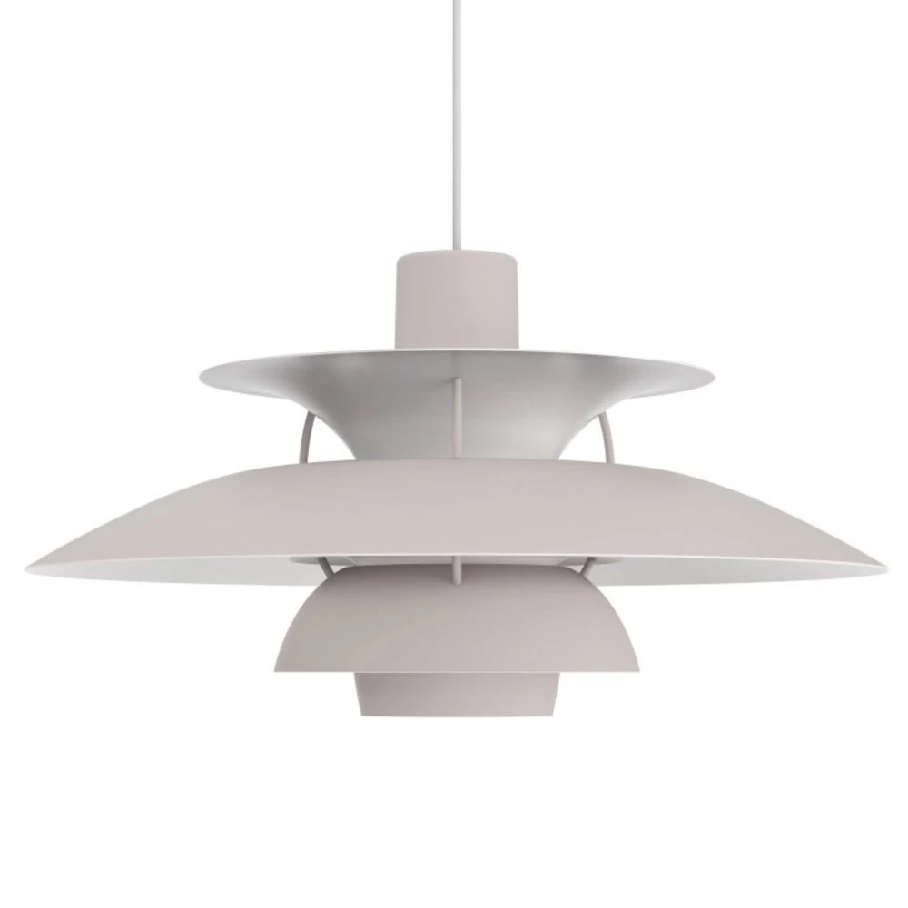 Louis Poulsen PH 5 Hanglamp Monochrome Oyster Grey - 5741113057 3 Louis Poulsen PH 5 Hanglamp Monochrome Oyster Grey - 5741113057