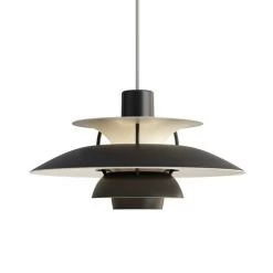 Louis Poulsen PH 5 Mini Hanglamp Monochrome Black - 5741104639 5 Louis Poulsen PH 5 Mini Hanglamp Monochrome Black - 5741104639 -Klassieke Verlichtingswinkel louis poulsen ph 5 mini hanglamp monochrome black 1