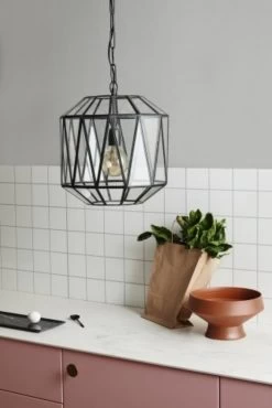 Nordal Ate Hanglamp Glas Triangels - Zwart -Klassieke Verlichtingswinkel nordal ate hanglamp glas triangels zwart 1