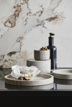 Nordal Grina Pot Large - Bruin Marmer -Klassieke Verlichtingswinkel nordal grina pot large bruin marmer 4