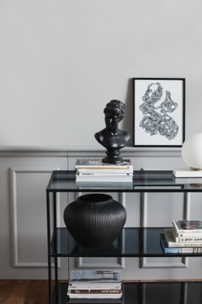 Nordal Rocaille Illustration - Zwart/wit 4 Nordal Rocaille Illustration - Zwart/wit - Afbeelding 2