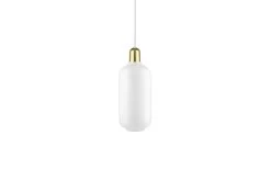 Normann Copenhagen AMP Large Hanglamp Wit Messing