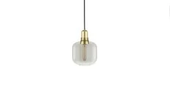 Normann Copenhagen AMP Small Hanglamp Grijs Messing