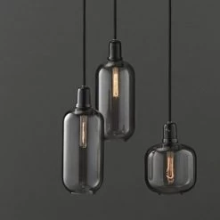Normann Copenhagen AMP Small Hanglamp Smoke Zwart -Klassieke Verlichtingswinkel normann copenhagen amp small hanglamp smoke zwart 5