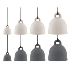 Normann Copenhagen Bell Large Hanglamp Grijs -Klassieke Verlichtingswinkel normann copenhagen bell large hanglamp grijs 2