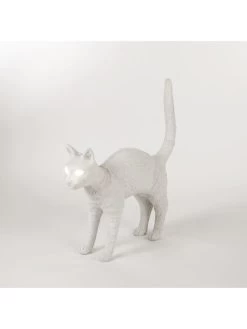 Seletti Jobby The Cat Lamp - Wit -Klassieke Verlichtingswinkel seletti jobby the cat lamp wit 6